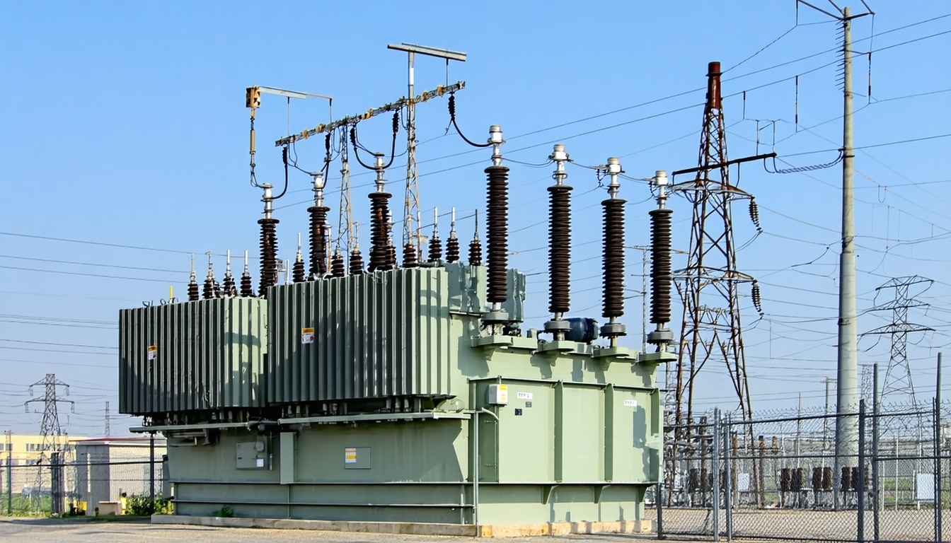 electric station transformer