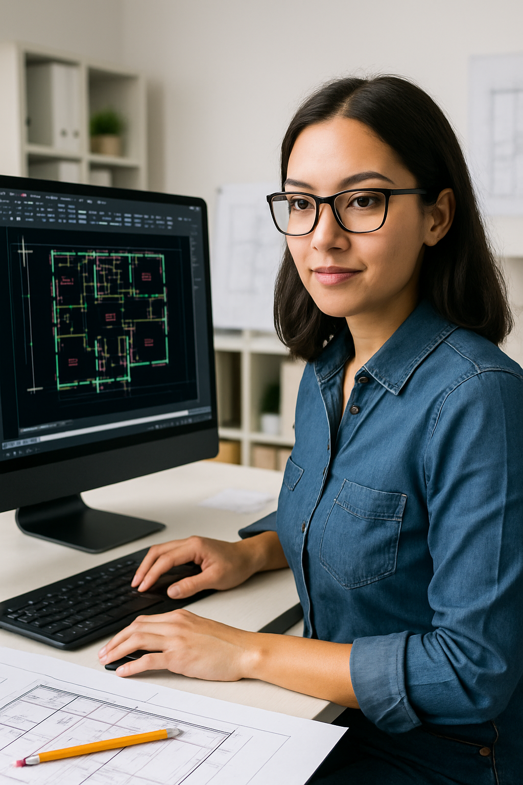 female AutoCAD Designer-3